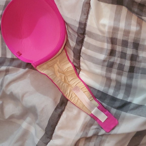 Victoria's Secret 34C strapless bra with Pink with rhinestone - Picture 4 of 5